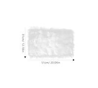 HEATSHAKING Tapete de Fondo para Uñas de Peluche Suave, Alfombra Mullida para Fotografía de Mesa, Accesorio para Fotos de Uñas y Fondos Planos, Cojín Decorativo Versátil para Estudio