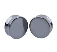 HEATSHAKING Tapones Oídos de Piedra Natural 25mm, Expansores de Orejas Cómodos y Delicados para Fiestas y Banquetes, Joyería Corporal Femenina