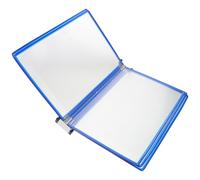 HEATSHAKING Wall Mounted Document Display Rack Panels Double-sided File Organizer For Office School Public Spaces Lw Holder With Easy Flip Access
