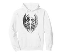 Heaven and Hell Demon Angel Skull Gothic Tattoo Sudadera con Capucha