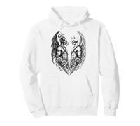 Heaven and Hell Demon Angel Skull Gothic Tattoo Sudadera con Capucha