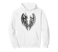 Heaven and Hell Demon Angel Skull Gothic Tattoo Sudadera con Capucha