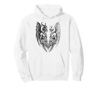 Heaven and Hell Demon Angel Skull Gothic Tattoo Sudadera con Capucha