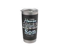 Heaven Is A Beautiful Place Because They Have My Son Vaso térmico de acero inoxidable de doble pared