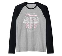 Heaven Is Beautiful My BFF Memorial Dolor Pérdida Camiseta Manga Raglan