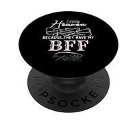 Heaven Is Beautiful My BFF Memorial Dolor Pérdida PopSockets PopGrip Adhesivo