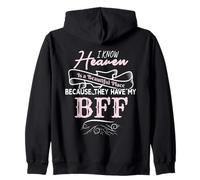 Heaven Is Beautiful My BFF Memorial Dolor Pérdida Sudadera con Capucha