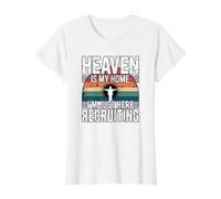 Heaven Is My Home I'm Just Here Recruiting Camiseta gráfica económica