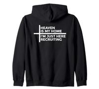 Heaven Is My Home I'm Just Here Recruiting Sudadera con Capucha