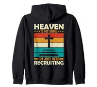 Heaven Is My Home I'm Just Here Recruiting Sudadera con Capucha
