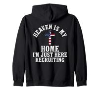 Heaven Is My Home I'm Just Here Recruiting Sudadera con Capucha