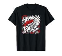 Heaven Never Falls Faith Over Fear Versículo de la Biblia Camiseta