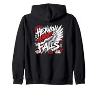 Heaven Never Falls Faith Over Fear Versículo de la Biblia Sudadera con Capucha