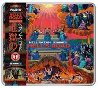 HEAVEN RAZAH X ROADSART : " HELL'S ROAD " HELL RAZAH " - CD COLLECTOR CARD METAL CASE OBI