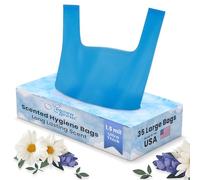 Heaven Scent - Bolsas de eliminación de residuos de higiene (tamaño grande), diseño de residuos