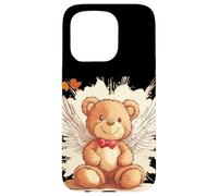 Heaven Sent: Oso de peluche divertido con alas para adultos y niños Carcasa para iPhone 15 Pro
