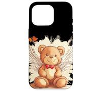 Heaven Sent: Oso de peluche divertido con alas para adultos y niños Carcasa para iPhone 16 Pro