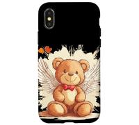 Heaven Sent: Oso de peluche divertido con alas para adultos y niños Carcasa para iPhone X/XS