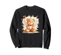 Heaven Sent: Oso de peluche divertido con alas para adultos y niños Sudadera