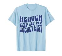 Heaven Top of My Bucket List Retro Camiseta