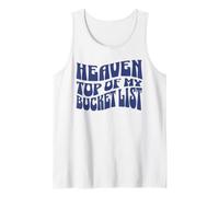 Heaven Top of My Bucket List Retro Camiseta sin Mangas