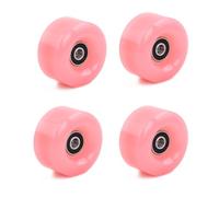 heavenlife 4 Piezas Ruedas Patines Antideslizantes, Quad Ruedas con Rodamientos, PU Ruedas de Repuesto, Ruedas de Patines de Doble 58 * 39 mm para Patinaje de Doble Fila en Interiores o Exteriores