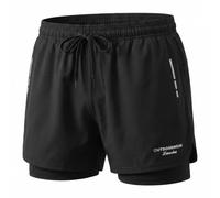 heavenlife Bañador Hombre Secado Rápido, Pantalones Cortos de Natación 2 en 1, bañador Hombre Largo, Secado Rápido, Bañadores Hombre Transpirable con Cordón Ajustable para Playa, Piscina (2XL)