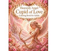 Heavenly Angel Cupid of Love Coloring Book for Adults: A Relaxing and Stress Relief Coloring Book Featuring Sacred Angels, Love, and Celestial Designs (Positive Energy Coloring Series)