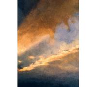 Heavenly Sun Rays Serene Sky Watercolor - Lined Journal - A4, 120 Ruled Pages: Peaceful Writing notebook for Reflection, Inspiration, Gratitude, and Everyday Notes