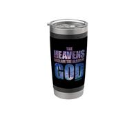 Heavens Declare Glory of GOD Christian Creation Psalm 19:1 Vaso térmico de acero inoxidable de doble pared