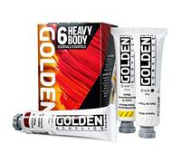 Golden Artist Colors, Acrílico de cuerpo pesado, juego esencial de 6 colores
