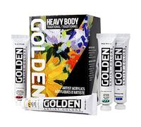 Golden Artist Colors, Juego tradicional de acrílico de cuerpo pesado, 10 colores