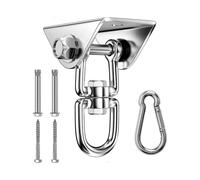 Heavy Ceiling Hook Stainless Steel 450kg Capacity 360 Rotation, Hooks Swing Suspension with Screw Fixing for Hanging Chair, Swing, Yoga Towel