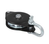 Heavy Du 0.5T - Bloque de polea individual con gancho de rodamiento, rodillo C de elevación universal para barcos y accesorios y solut de elevación de carga eficiente