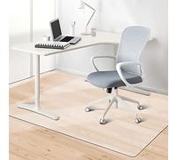 Heavy Du - Alfombrilla para silla de oficina para suelos duros, 1,5 mm de grosor, ajuste personalizado 150 x 170 cm / 59x67in, protector de alfombra para oficina en casa, estudio y uso en juegos