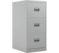 Heavy Du Archivador de acero con 3 puertas con cerradura, construcción totalmente soldada, carga de 40 kg, capacidad de carga segura para oficina