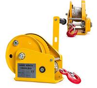 Heavy Du - Cabrestante de mano con caja de arco para remolques ATV Ga Garden Farm & Sto - Levanta cargas pesadas con cable, ideal para uso en exteriores e industriales