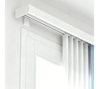 Heavy-Du Double ain Track System - Divisor de habitación montado en la pared de 2,5 m / 8.2ft para dormitorio, sala de estar y hotel, diseño montado en la parte superior