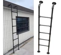 Heavy Du Emerncy - Escalera de salida para ventanas de 100 a 300 cm con accesorios de montaje para escalada segura, ideal para camas altas, casas rodantes y apartamentos (71 pulgadas)