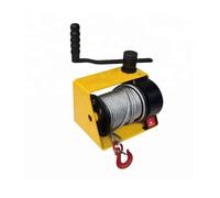 Heavy Du Hand Winch Worm ar - Elevador manual para elevación de ternera, ATV/UTV, uso marino, fiable, ideal para el mercado europeo