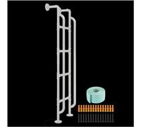 Heavy Du Loft Escalera de 40 pulgadas con acolchado de espuma antideslizante para literas, ideal para seguridad y estabilidad, color blanco, 3.3 pies de alto