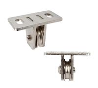 Heavy Du - Polea de acero al carbono con rodillo de rodamiento único, accesorio de elevación para un manejo eficiente de materiales, perfecto para uso industrial y de almacén