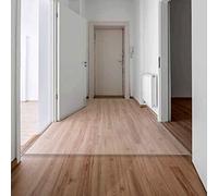 Heavy Du - Protector de suelo de PVC, 1,5 mm de grosor, transparente, impermeable, de vinilo, multiusos, protector de alfombra C, disponible en 60/90/100/120/140 cm