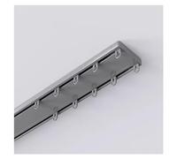 Heavy Du - Sistema de riel de montaje en techo de 3.3 a 26 pies, rieles dobles para divisor de habitaciones, barra de ventana de aluminio para sala de estar, dormitorio, uso hospitalario