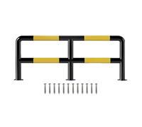 Heavy Du Steel Securi Bolds para almacén y estacionamiento, 5 unidades, 150 x 60 cm, con pernos de anclaje, postes de tráfico