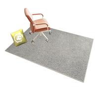 Heavy Du - Tapete para silla de oficina para alfombras y suelos duros, antideslizante, protector de escritorio para juegos, 80 x 120 cm, tapete para silla desenrollada, protector de alfombra para el