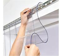 Heavy-Du - Tira de PVC para puerta de refrigerador y congelador sin cita previa, tiras de plástico de vinilo C para almacén industrial, sala fría y tienda Bher - 135 x 350 cm, superposición de 3 cm
