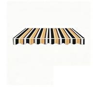 Heavy-Du - Toldo impermeable de repuesto para patio, cubierta retráctil resistente a los rayos UV, tela de olefina recubierta de PVC, varios colores, tamaño B (2 x 1,5 m)