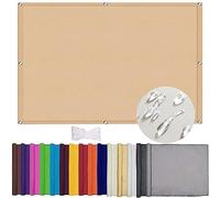 Heavy-Du - Toldo impermeable resistente a los rayos UV para jardín, 1,8 x 5 m, color gris oscuro, para exteriores, con kit de montaje para patio, terraza, patio y protección contra el viento