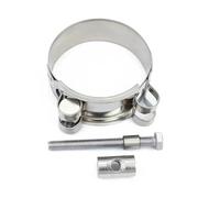 Heavy Duty 304 Stainless Steel Pipe Clamp, Leak Repair Clamp for High Pressure Exhaust Air Water Pipes, Powerful Sealing Tool for Industrial Automotive and Home Plumbing (175-187mm)